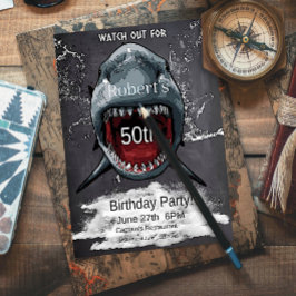 Einladung von Haifischen zum Geburtstag, Haiangrif