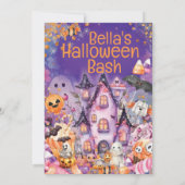 EINLADUNG VON Halloween-Party (Rückseite)