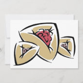 Einladung von Hamantashen (Vorderseite)