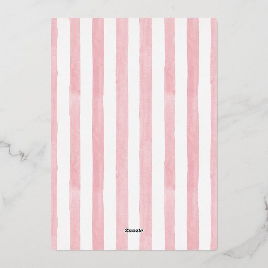 Einladung von Hand Save the Date gezogen (Rückseite)