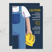 Einladung von Hard Hat (Vorne/Hinten)