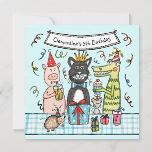 Einladung von Haustieren zum Geburtstag