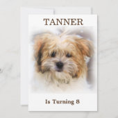 Einladung von Haustieren zum Geburtstag (Vorderseite)