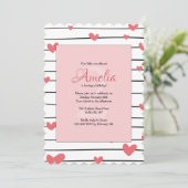 Einladung von Hearts Galore (Stehend Vorderseite)