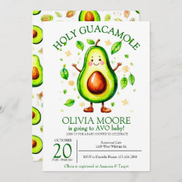 Einladung von Heiliger Guacamole Avocado Kinderdus