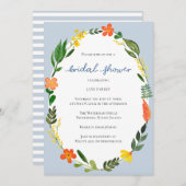 Einladung von Helle Wreath Dusche (Vorne/Hinten)