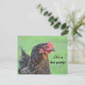 Einladung von Hen Party batchelorette (Stehend Vorderseite)