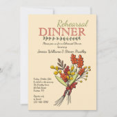 Einladung von Herbst Bouquet (Vorderseite)