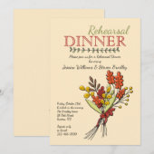 Einladung von Herbst Bouquet (Vorne/Hinten)