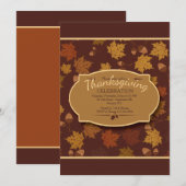 Einladung von Herbst und Herbst (Vorne/Hinten)