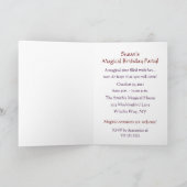 Einladung von Hexe Birthday (Innenseite)