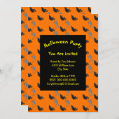 Einladung von Hexe und Mummy Pattern (Vorne/Hinten)