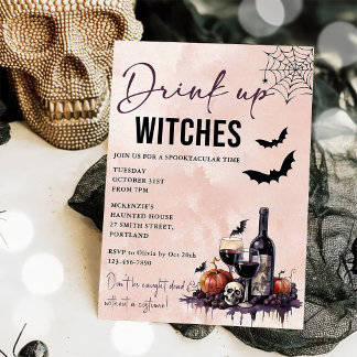 Einladung von Hexen Halloween-Party trinken