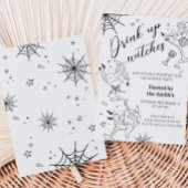 Einladung von Hexen Halloween-Party trinken