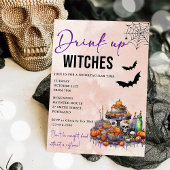 Einladung von Hexen Halloween-Party trinken