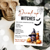 Einladung von Hexen Halloween-Party trinken