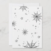 Einladung von Hexen Halloween-Party trinken (Rückseite)