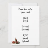 Einladung von Hexenkind und Katze (Rückseite)