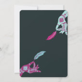 Einladung von Hexenkunst-Halloween-Party (Rückseite)