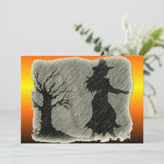 Einladung von Hexenstift (Stehend Vorderseite)