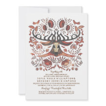 Einladung von Hirschen mit Waldtieren