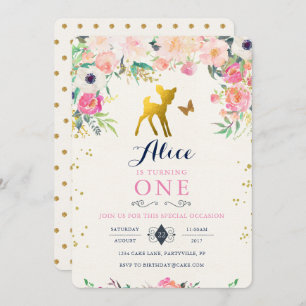 Einladung von Hirschen zum Geburtstag