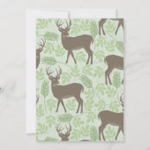 Einladung von Hirschjägern zur Geburtstagsparty (Rückseite)