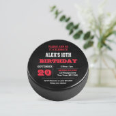 Einladung von Hockey Birthday (Stehend Vorderseite)