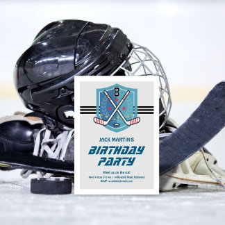 Einladung von Hockey Birthday