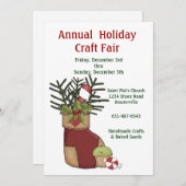 Einladung von Holiday Craft (Vorne/Hinten)