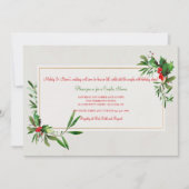 Einladung von Holly Frame Dusche (Vorderseite)