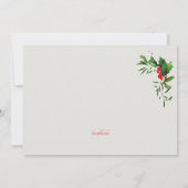 Einladung von Holly Frame Dusche (Rückseite)