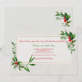 Einladung von Holly Frame Dusche (Vorne/Hinten)