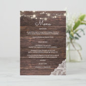 Einladung von Holzbalken (Stehend Vorderseite)