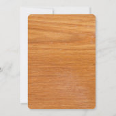 Einladung von Hölzern zum Geburtstag (Rückseite)