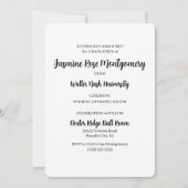 Einladung von HORZ Foto 2025 Graduation Party (Rückseite)