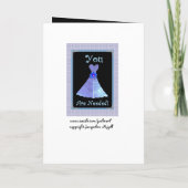 Einladung von Hostess Wedding - GOLD Gown (Rückseite)