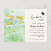 Einladung von hübschen Abschlüssen Postkarte (Vorderseite)