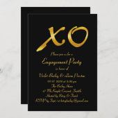 Einladung von Hugs & Kisses (Vorne/Hinten)