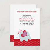 Einladung von Hugs und Kisses (Vorne/Hinten)