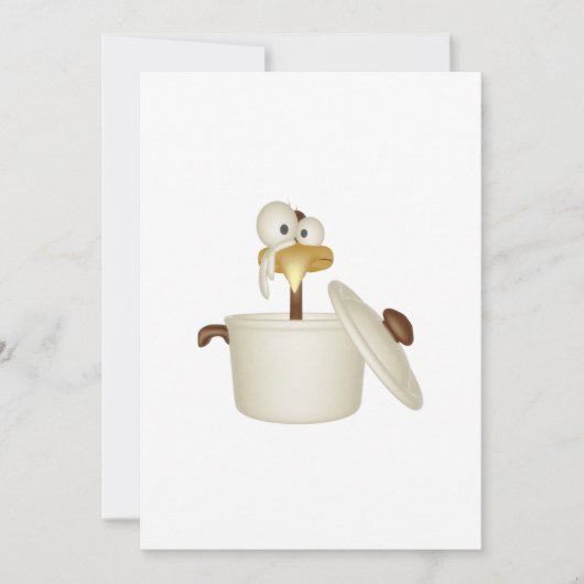 Einladung von Hühnern (Vorderseite)