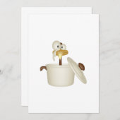 Einladung von Hühnern (Vorne/Hinten)