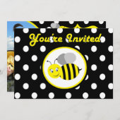 Einladung von Hummeln - Gelb / Schwarz (Vorne/Hinten)