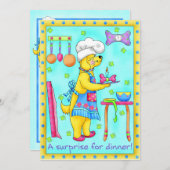 Einladung von Hunden Koch (Vorne/Hinten)