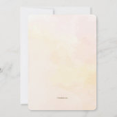 Einladung von Hybrid-Tee-Rose (Rückseite)