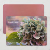 Einladung von Hydrangea (Vorne/Hinten)