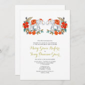 Einladung von indischen Elefanten (Vorne/Hinten)