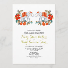 Einladung von indischen Elefanten