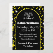 Einladung von individuell anpassbaren Kindergeburt (Vorne/Hinten)