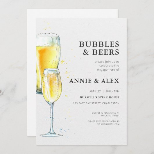 Einladung von Interessenten - Blasen und Biere (Vorne/Hinten)